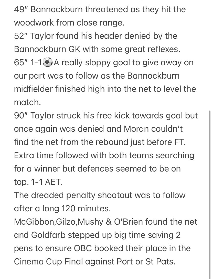 CCFC Saturday tweet media