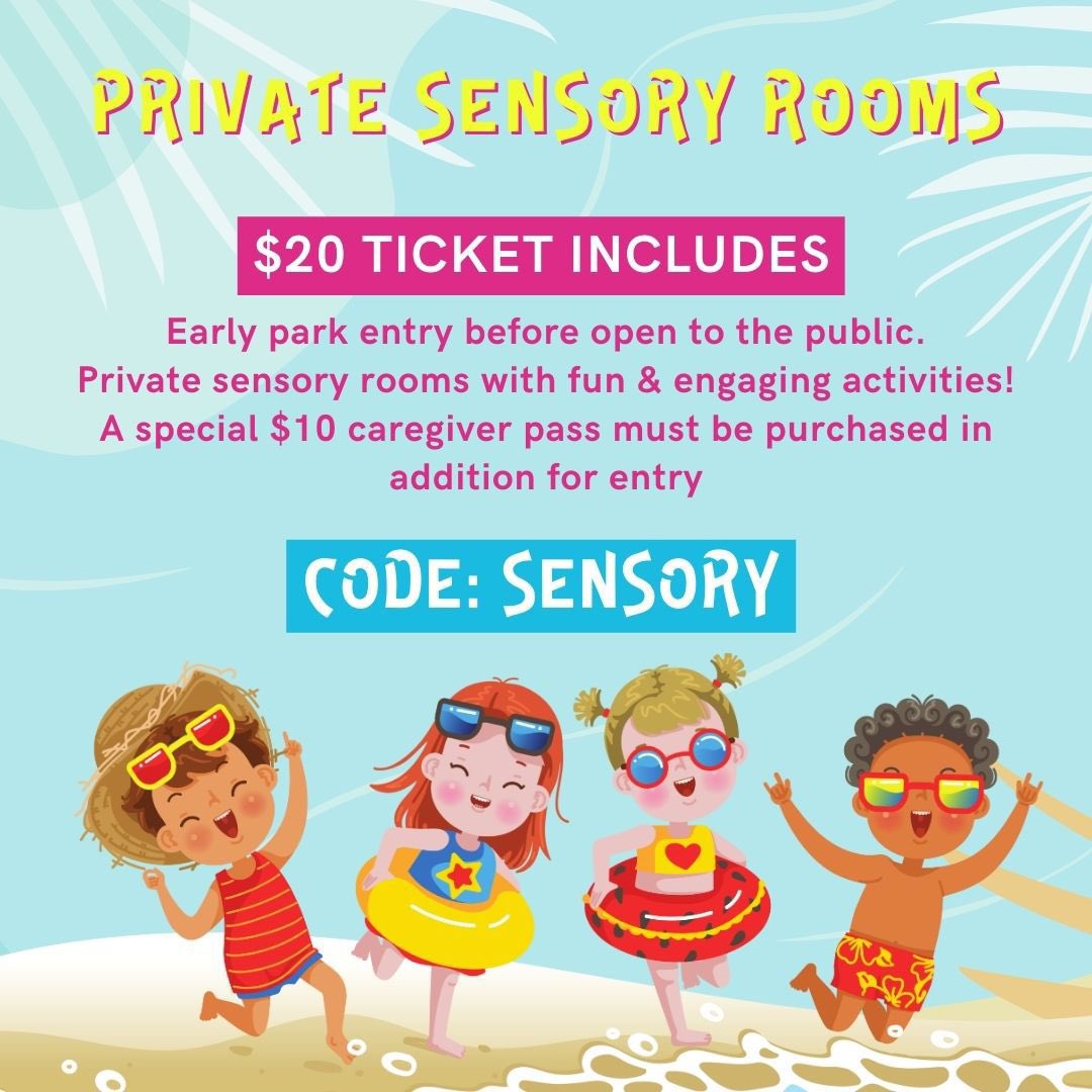 IT’S TOMORROW! Join us for our first ever Sensory Sunday event! Get your tickets at: islandwaterparkac.com/?open_promo_box #ShowboatHotel #ACIslandWaterpark #SensorySunday #AtlanticCity