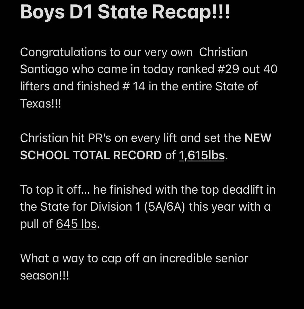 The House that Santiago Built!!!

Congratulations on a job well done Christian Santiago !!! <a href="/newcaneyisd/">New Caney ISD</a> <a href="/NewCaneyHS/">New Caney HS</a> <a href="/Coach_GLee_TC/">Coach George Lee M.Ed</a>