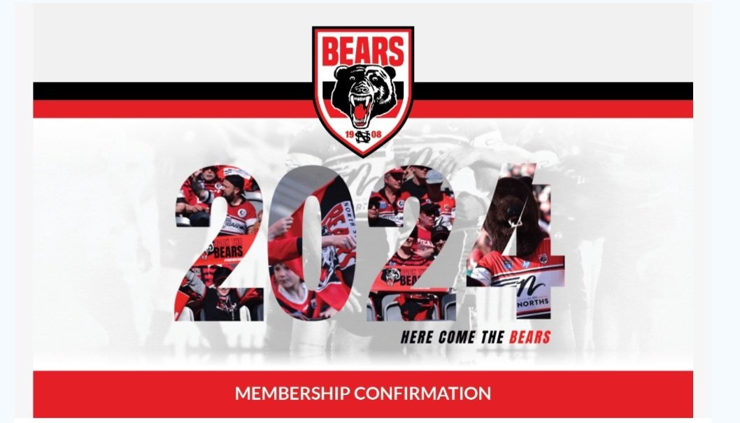 Big year for the @NthSydneyBears 
#bringbackthebears 
#RugbyLeague