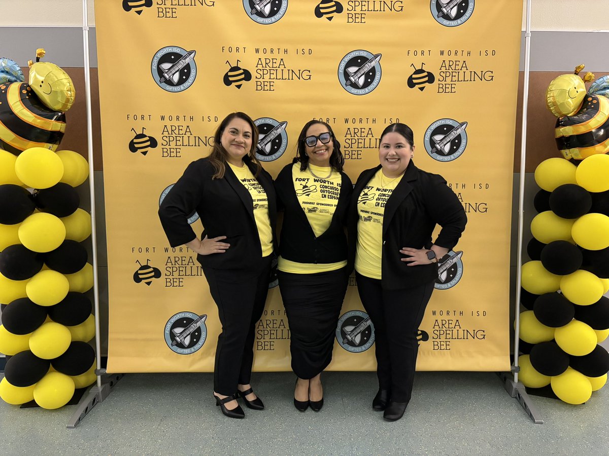 Liz (@doctoralgg) on Twitter photo Today was a historic day! <a href="/FortWorthISD/">Fort Worth Independent School District</a> FIRST Spanish Spelling Bee š! All brought to you by the amazing <a href="/FWISD_EBN3/">Emergent Bilingual Programs FWISD</a>
Congrats to all winners! Today was a historic day! <a href="/FortWorthISD/">Fort Worth Independent School District</a> FIRST Spanish Spelling Bee š! All brought to you by the amazing <a href="/FWISD_EBN3/">Emergent Bilingual Programs FWISD</a>
Congrats to all winners!