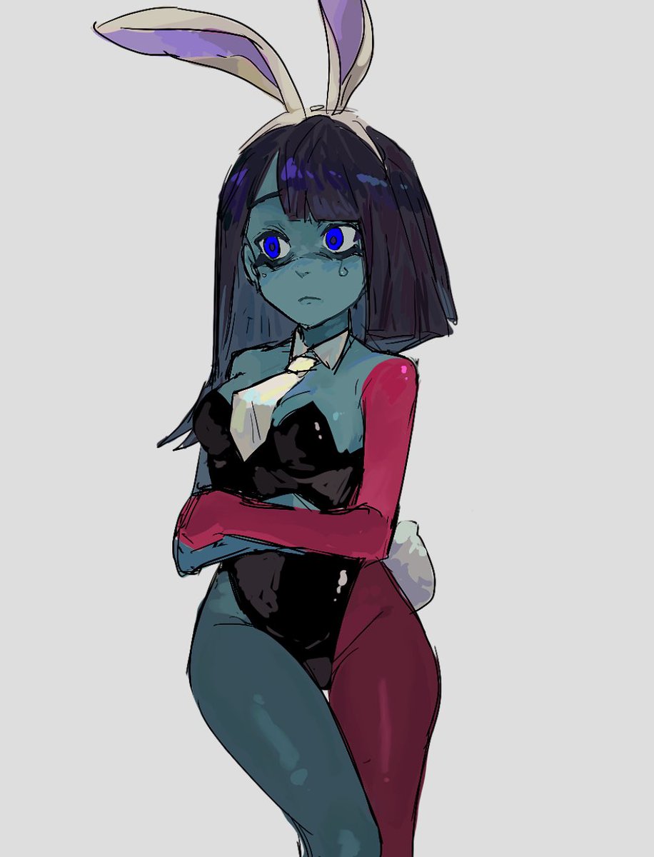 有人想看兔女郎吗，没人想看我也要画😗