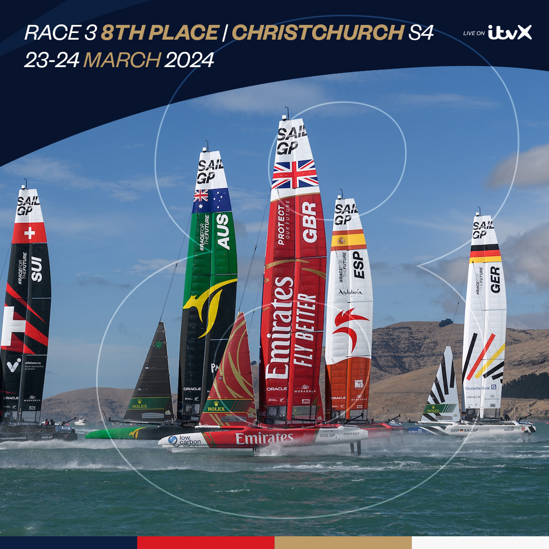 RACE THREE | 8TH PLACE Emirates GBR finish race 3 in 8th place. Missing out on the #NewZealandSGP final.