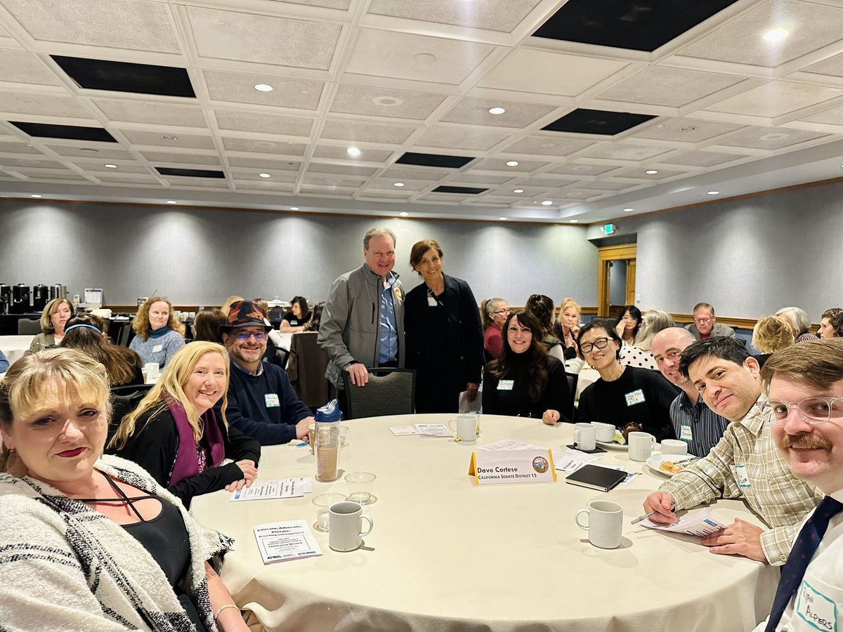 As a parent, member of the Senate Education Committee, & former school board member, I know the importance of quality K-12 education for all kids. It was great to join the local chapters of the @WeAreCTA & @NEAToday to discuss our shared work in supporting California’s kids.