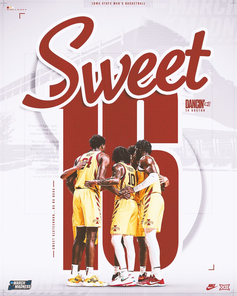 How Sweet it is. 

#Cyclones | #C5C