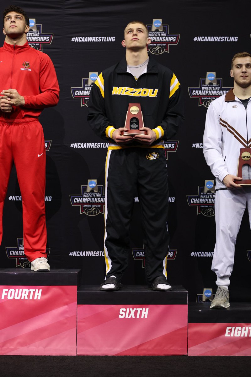 Rocky Elam became the fifth four-time All-American in Mizzou wrestling history! 

#MIZ🐯 #TigerStyle