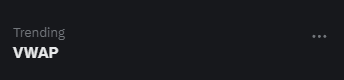 algoflows's tweet photo. Why is vwap trending on a Saturday night? https://t.co/CYMOWt5w5T