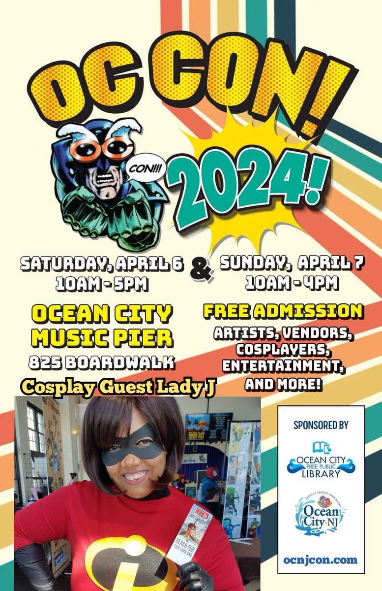 #occon in 2 weeks! I will be hosting the cosplay contest, excited to see what U all wear. I will have goodies from #ladyjnerdyshop You can also buy #ladyjmutantandproud badges & pick them up on the spot #ladyjcosplay #ladyjnerdyenterprises #mrsincredible #mrsincrediblecosplay