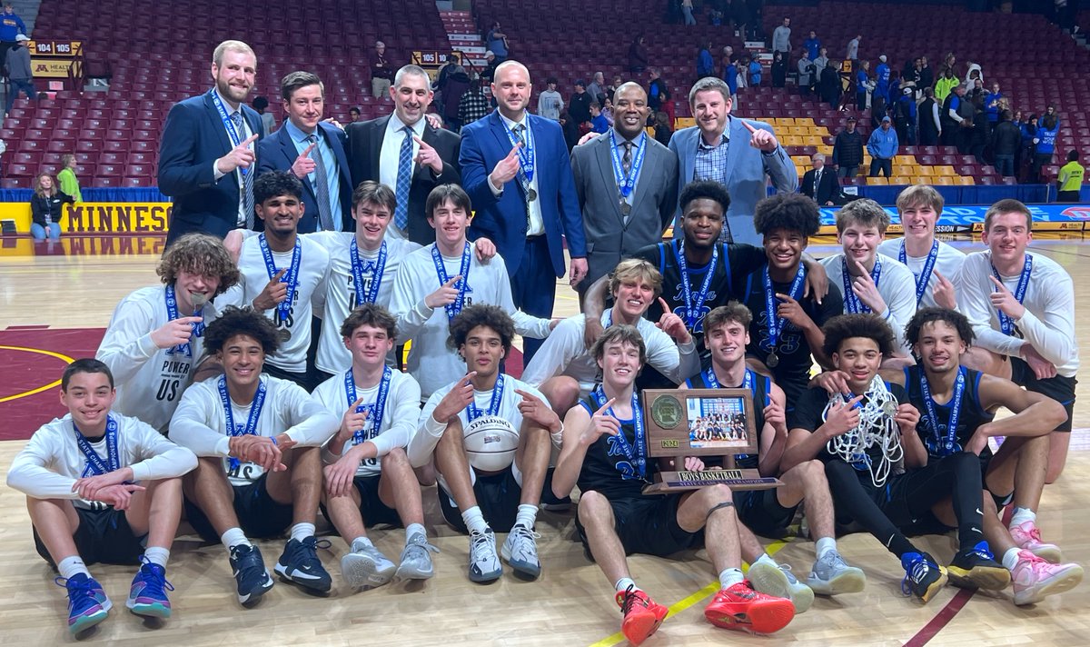 🚨 CONGRATULATIONS 2024 STATE CHAMPION MINNETONKA BOYS BASKETBALL ⚓️🥇🏀 Here's our Class AAAA STATE CHAMPION Skippers Boys Basketball team #Congrats @SkippersBB