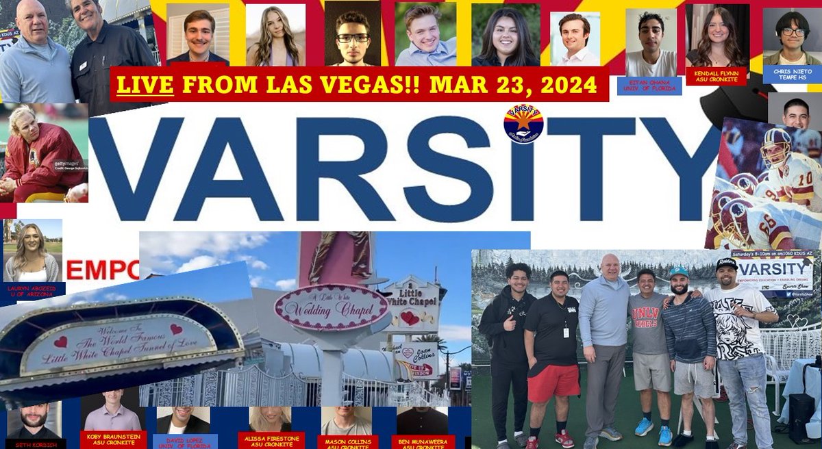 ‘Varsity Sports Show: From LAS VEGAS!! March 23, 2024’ is on #SoundCloud on.soundcloud.com/Wzps1v8wpgqV8P…