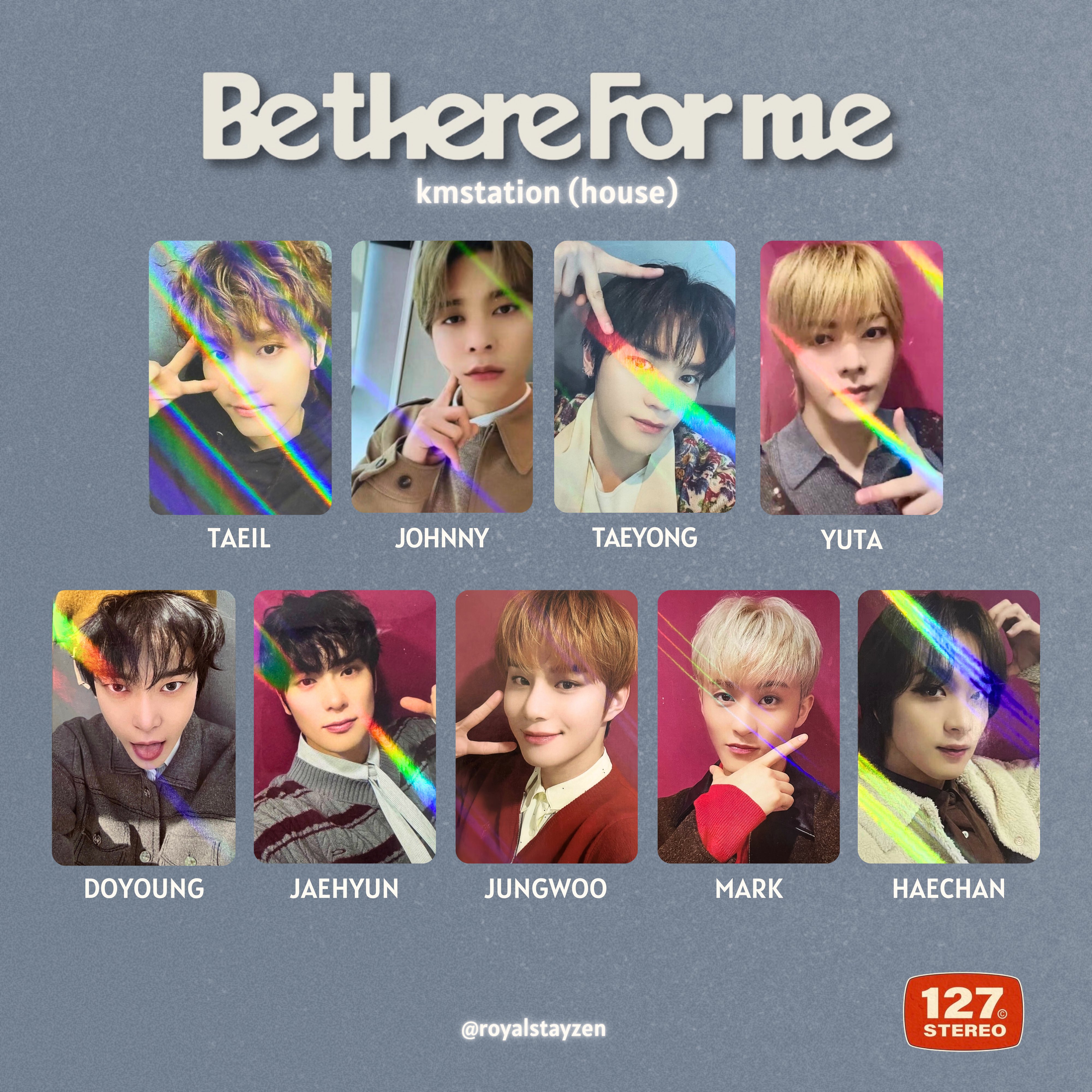 NCT 127 - Be There For Me Official Photo Card - MAKESTAR POB