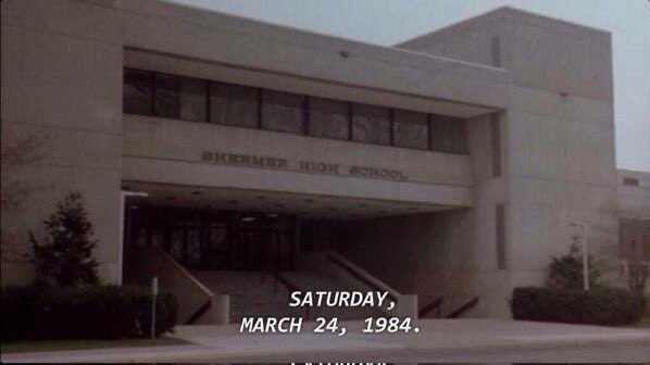 today the members of The Breakfast Club gathered in detention