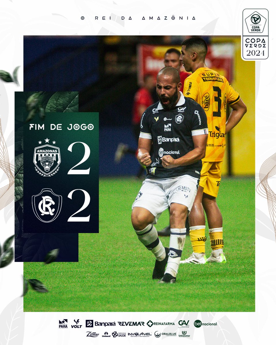ClubeDoRemo's tweet photo. CLASSIFICADOS!!!!! AQUI É LEÃO!!!!!

📸 Samara Miranda/ASCOM Remo 
#OReiDaAmazônia #CopaVerde2024 #AMAxREM https://t.co/tBReI6NtBt