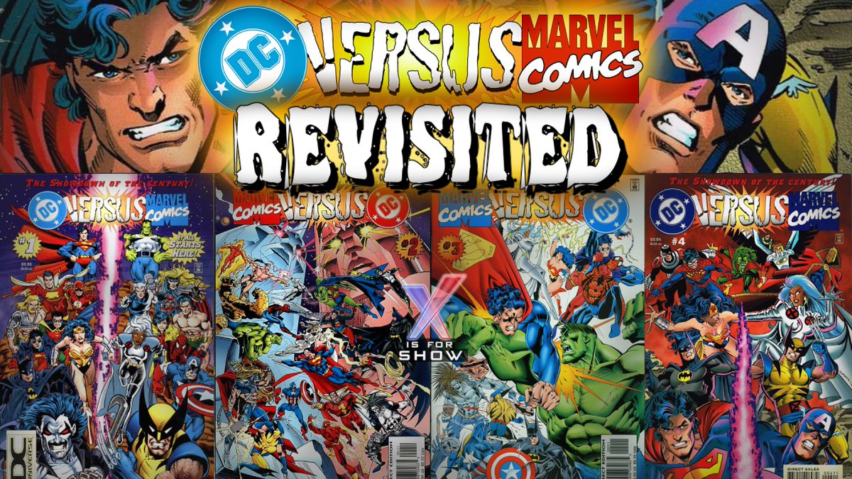Xi4Show's tweet photo. Do you agree with the original 1996 #DCVersusMarvel outcomes? We're discussing these and MORE on X IS FOR SHOW: https://t.co/GMeLB3DWM9 https://t.co/EGK2FQXshR