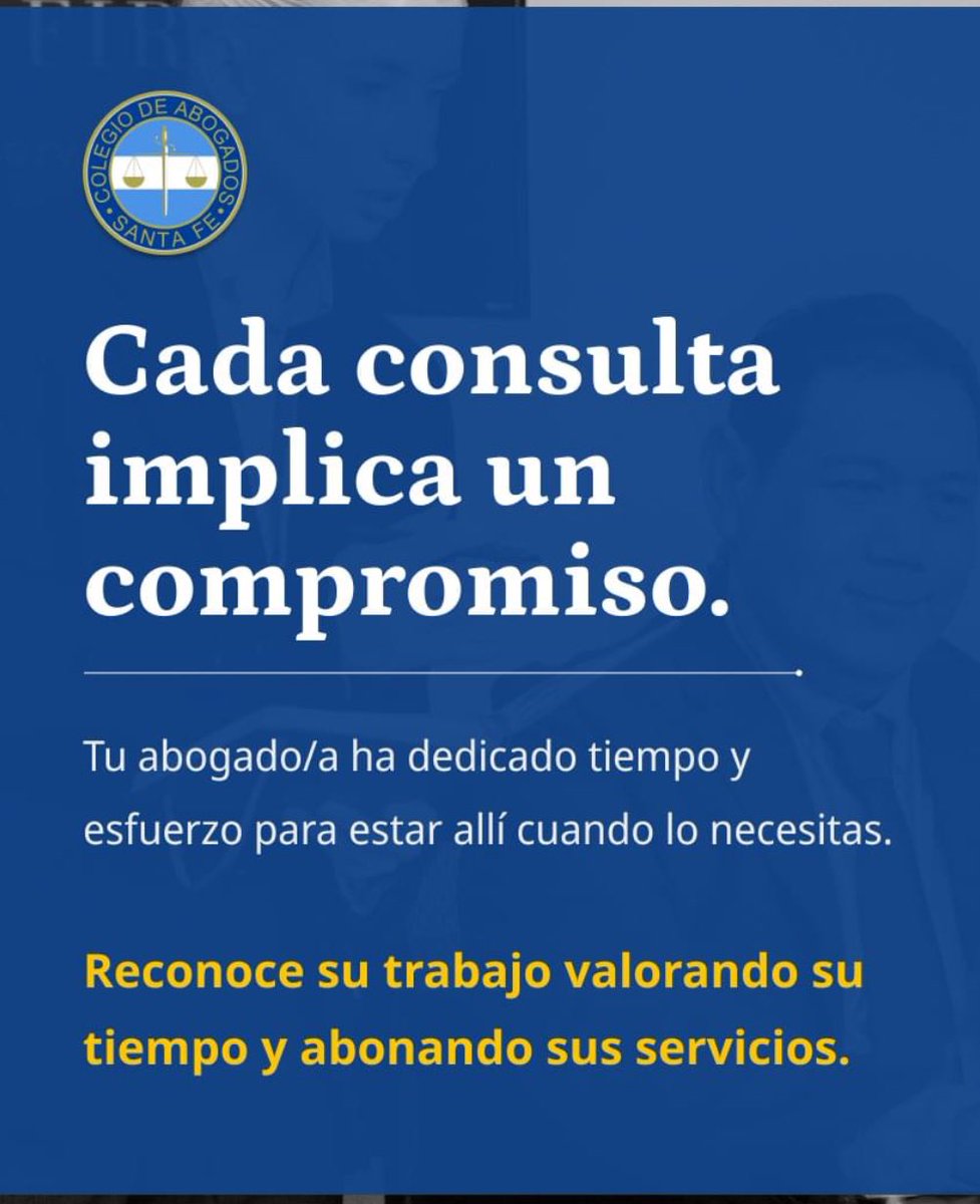 ElMundoJuridico's tweet photo. Me encantó esto del Colegio de Abogados de Santa Fe. https://t.co/td5o5Lm0Xj