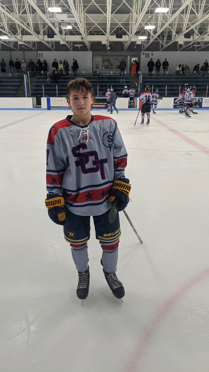 YouthHockeyHub's tweet photo. SOT 2024
2010 Boys
South > North (6-3)
Player of The Game
South's Bauer Sullivan (2G)
#LotzzaMotzza https://t.co/CuFk2SwXm2