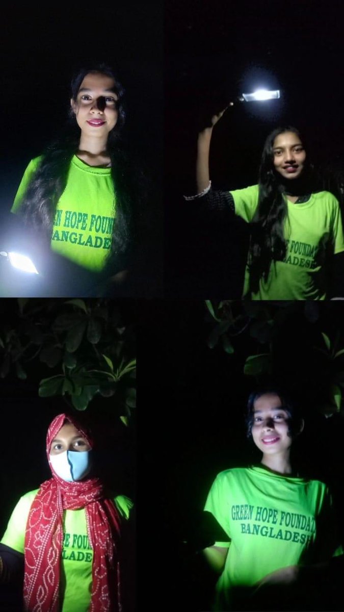 #GreenHope in Bangladesh!🇧🇩 Happy #EarthHour 2024! Earth Hour is an event of immense significance as it reminds civil society to move to a zero carbon lifestyle! #EarthHour2024 #SDG7 #SDG13 #UnitingForOurOneSharedHome
