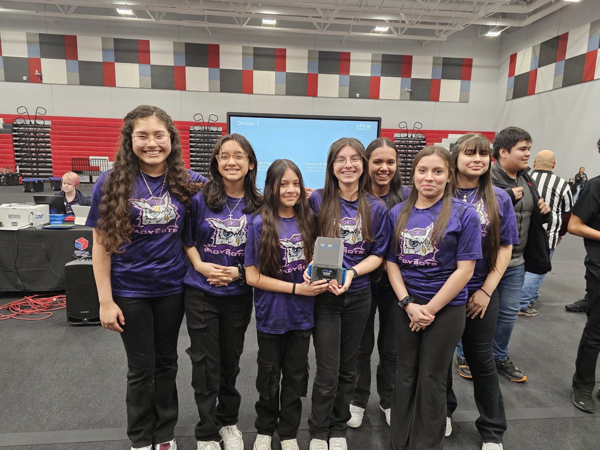 The lovely LadyBots and our outstanding OwlBots kicked some bot today! The girls took the Design Award, 4th in Teamwork, and 4th in Skills! Our boys finished in 7th in Teamwork and 5th in Skills! State was a killer this year and they did amazing!!! WE'RE HEADED TO WORLDS!! 💜💚🤖