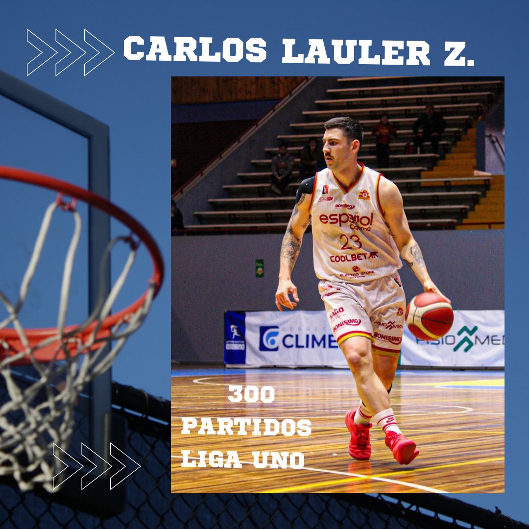 Mauricio Segura C. (@segureitor) on Twitter photo 🏀🇨🇱 frente a <a href="/CDCLosLeones/">Club Deportivo Colegio Los Leones</a> , <a href="/celz10/">Carlos Lauler Zañartu</a> jugó su partido 3⃣0⃣0⃣ en <a href="/liga_nacional/">LNB Chile</a>
Detalle partidos:
<a href="/BasketUdeC/">Basket UdeC</a> 190 PJ
<a href="/Obasquetbol/">Osorno Básquetbol</a> 51 PJ
<a href="/EspanoldeOsorno/">Español de Osorno</a> 43 PJ
<a href="/cebpuertomontt/">CEB Puerto Montt</a> 16 PJ 🏀🇨🇱 frente a <a href="/CDCLosLeones/">Club Deportivo Colegio Los Leones</a> , <a href="/celz10/">Carlos Lauler Zañartu</a> jugó su partido 3⃣0⃣0⃣ en <a href="/liga_nacional/">LNB Chile</a>
Detalle partidos:
<a href="/BasketUdeC/">Basket UdeC</a> 190 PJ
<a href="/Obasquetbol/">Osorno Básquetbol</a> 51 PJ
<a href="/EspanoldeOsorno/">Español de Osorno</a> 43 PJ
<a href="/cebpuertomontt/">CEB Puerto Montt</a> 16 PJ