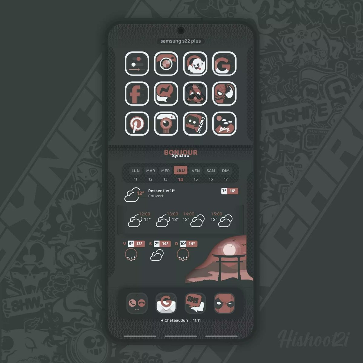 🏆Screen of the day🏆 by @SynchronizerD Very nice setup. Congratulation! Check our website myscreenie.com for more info. Follow us for more. #ioshomescreen #androidcustomization #homescreensetup