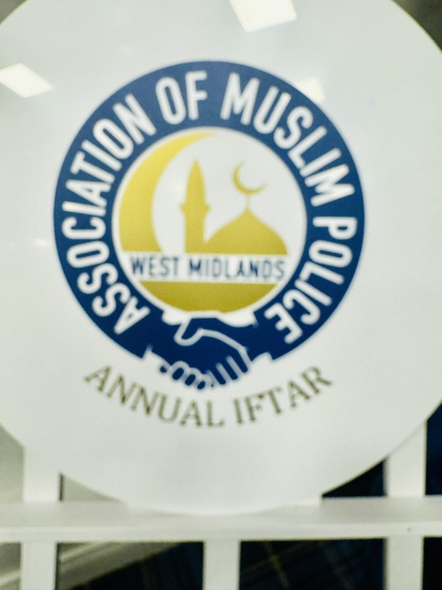 The new logo unveiled at the IFTARI event of <a href="/WM_AMP/">West Midlands Association Of Muslim Police</a>  <a href="/fred_kratt/">Fred Kratt</a> <a href="/IAmKiranPatel/">Kiran Patel</a> <a href="/WashwoodWMP/">Washwood Heath Police</a> <a href="/WestMidsVRP/">West Midlands Violence Reduction Partnership</a> <a href="/BrumPolice/">Birmingham Police</a> <a href="/bhamts/">Trading Standards</a> <a href="/WMPolice/">West Midlands Police</a> <a href="/SimonFosterPCC/">Simon Foster</a> <a href="/WestMidsPCC/">WestMidsPCC</a> <a href="/AlumRockCF/">ARCF</a>