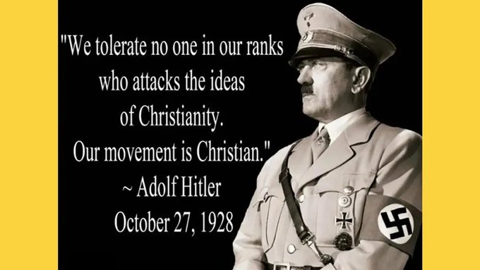 piedmontian11's tweet image. #AdolphHitler warned us: