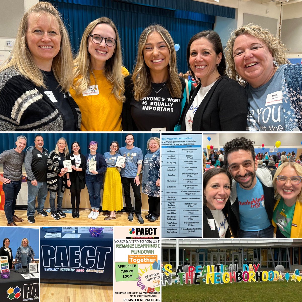 @Tracyteach1 & I are overjoyed & humbled by the success of frED camp! We are honored to be a part of the team & are grateful for this amazing community of educators who are working to inspire a love of learning through Mister Roger’s blueprint each & every day ❤️🩵