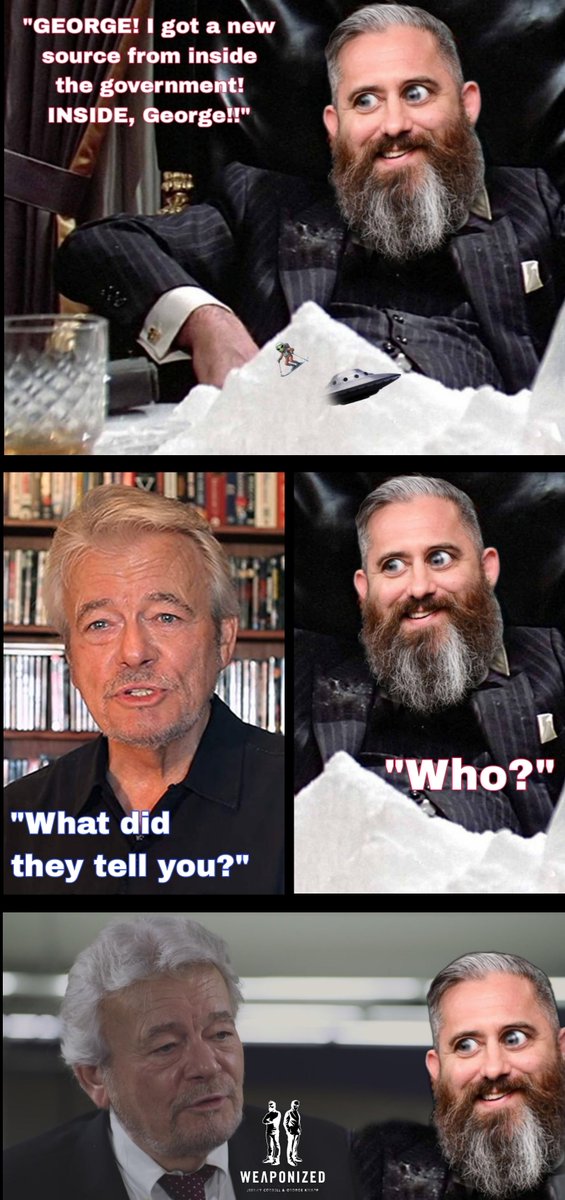 MindofMottram's tweet image. &quot;GEORGE! Hey...&quot;

#ufotwitter #Weaponized #enduapsecrecy #memetown