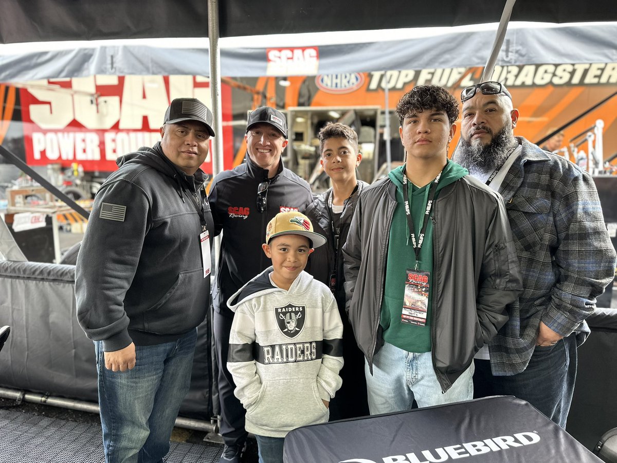 Our Betts Truck Parts & Service customers joined us in our hospitality suite, enjoying some quality time with Top Fuel driver @TheJustinAshley and experiencing behind-the-scenes action at today’s #WinterNats! #PhillipsFamily | @phillips_conn