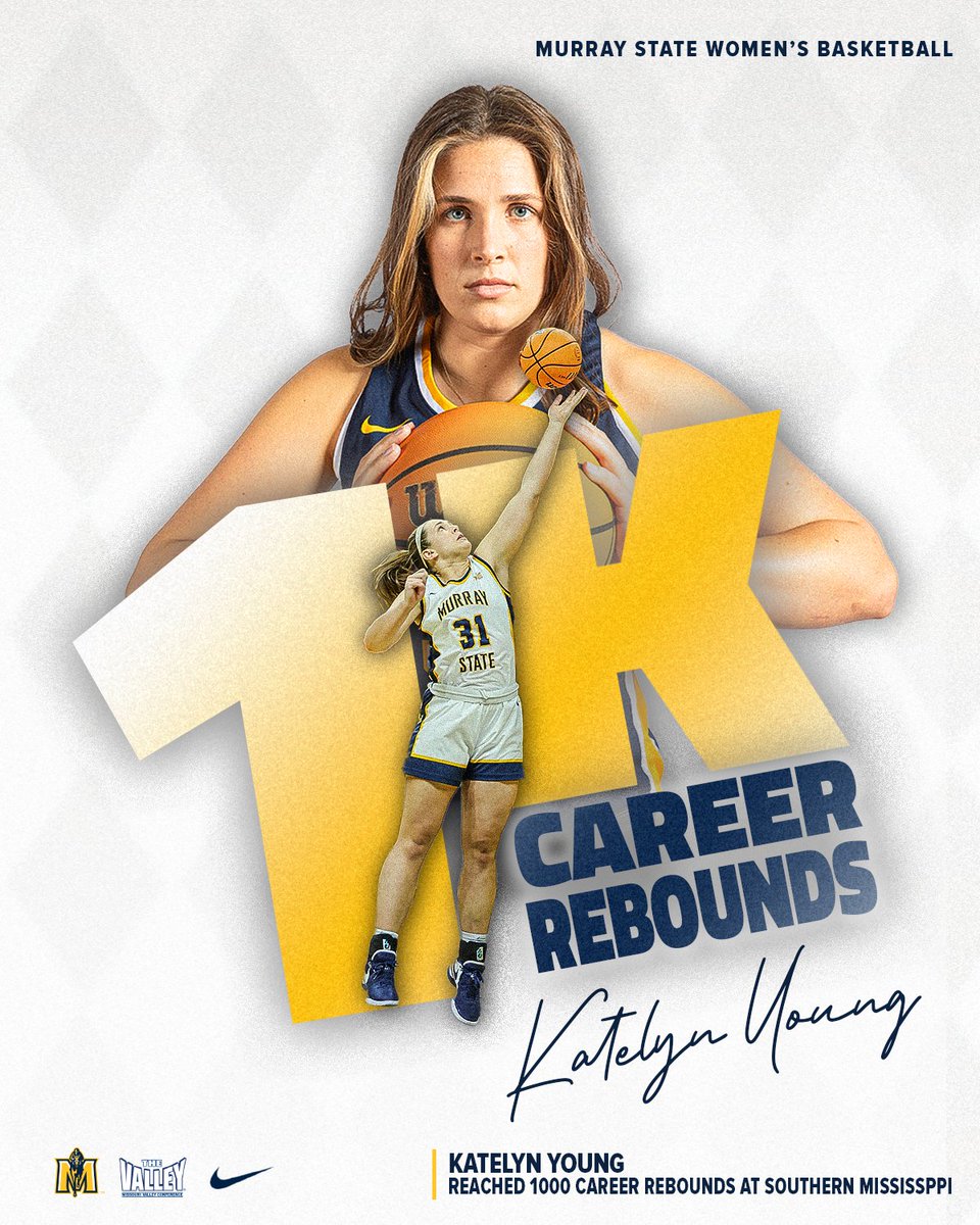 And another 𝙂𝙍𝙀𝘼𝙏 𝙈𝙄𝙇𝙀𝙎𝙏𝙊𝙉𝙀!! @katelyn_youngin has made her 1000th career rebound! 𝙆𝘼𝙏𝙀 𝙏𝙃𝙀 𝘼𝙇𝙇-𝙏𝙄𝙈𝙀 𝙂𝙍𝙀𝘼𝙏!! #GoRacers🏇