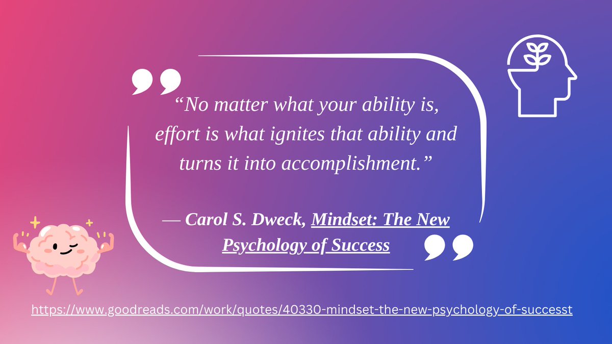 Here are some growth mindset quotes to inspire you to do greatness! goodreads.com/work/quotes/40…
#growthmindset #quotes