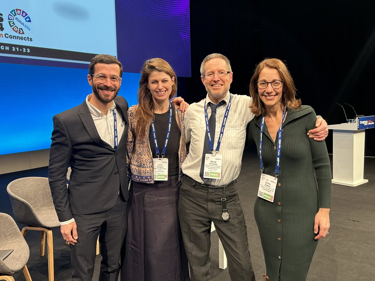 It was an honour to design and lead the cardiology program for BSAVA congress 2024 @thebsava #BSAVA24 and chair some great talks! @VetCardio_Bot @CamVetSchool thank you @thebsava