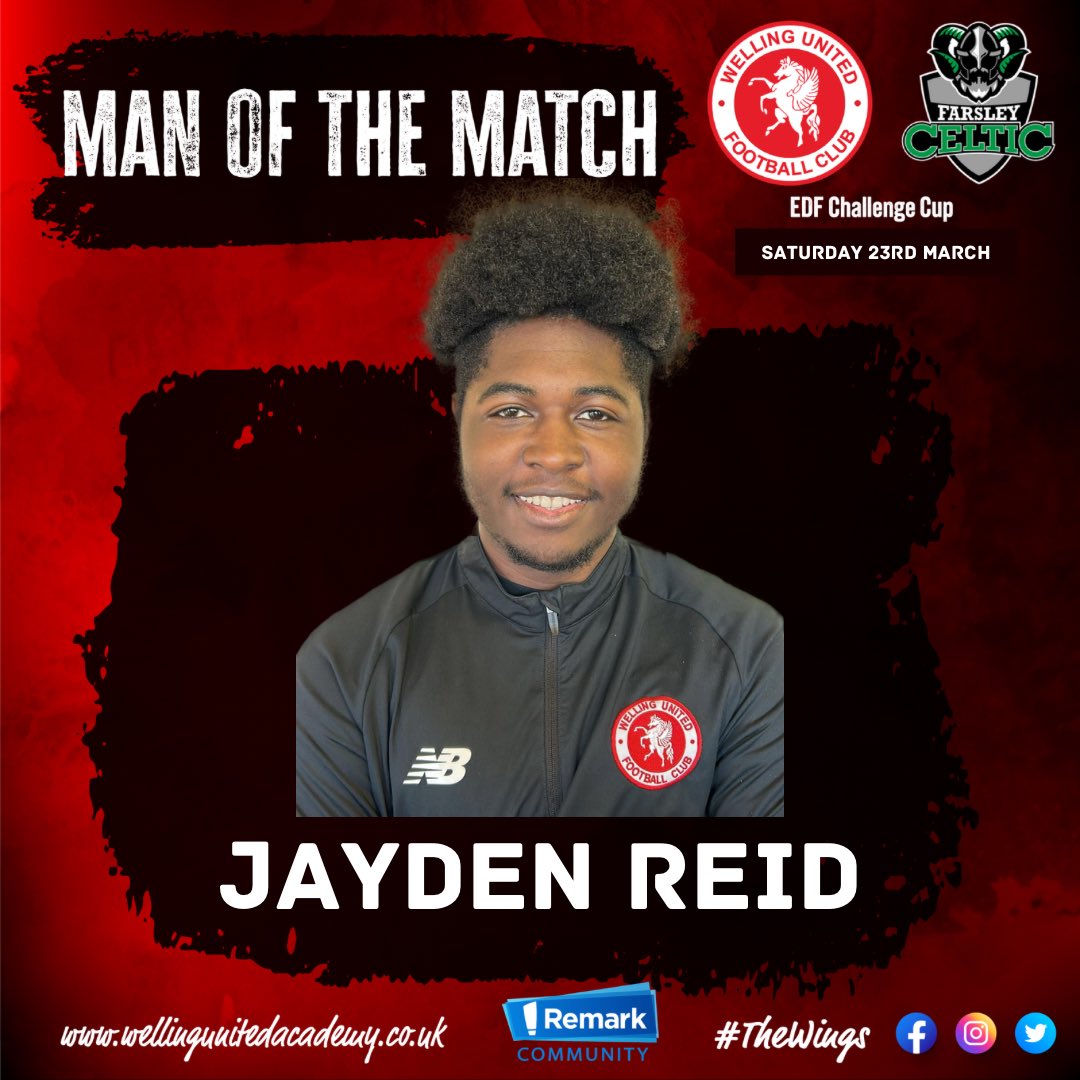 Huge shoutout to Jayden for winning Man of the Match today against Farsley Celtics!  Despite the tough 11-1 scoreline, Jayden kept going till the final whistle and  made some fantastic saves.