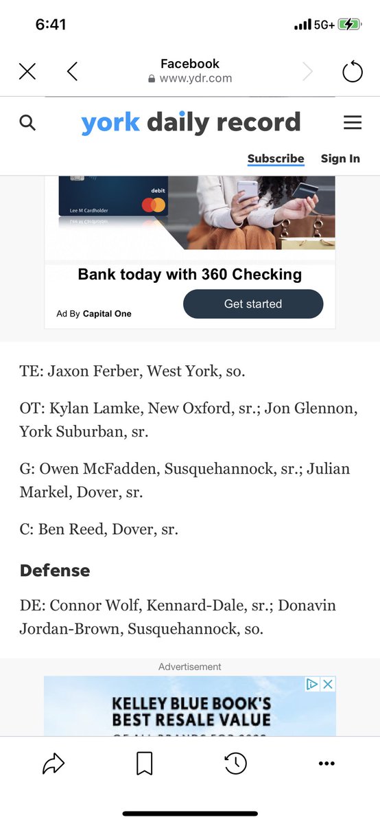 Blessed to be second team tight end this past year!!