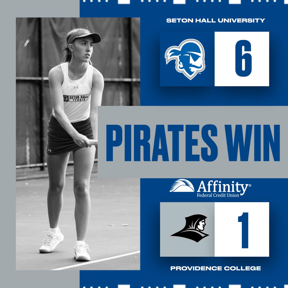 HALL WIN! Outstanding performance from top to bottom to earn the conference victory! #HALLin 🎾