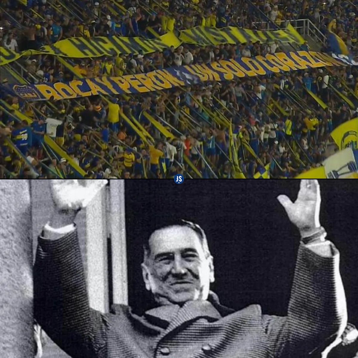 🇦🇷🏟️ El trapo que colgó “La 12” en el partido por Copa Argentina entre Boca y Central Norte de Salta.
