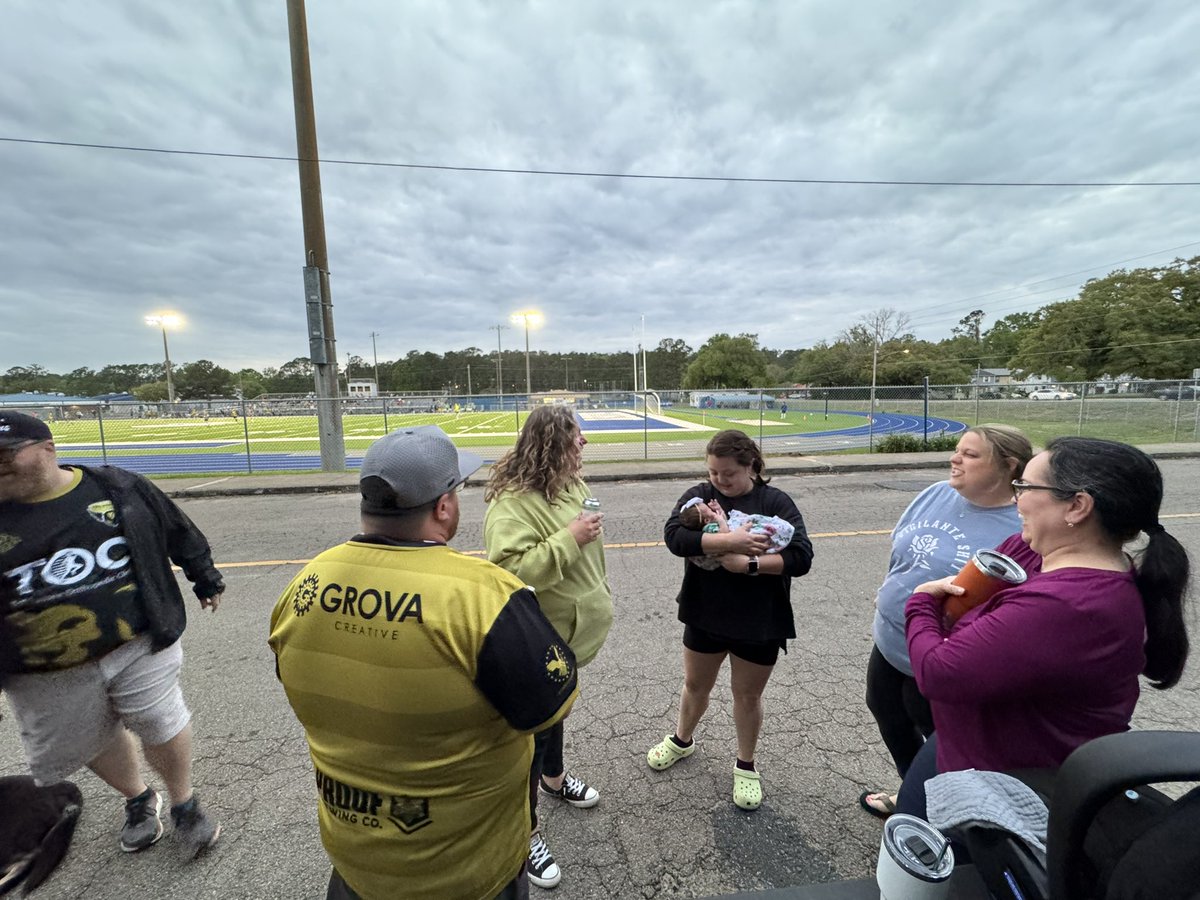 Baby’s first soccer game. #OFBaby