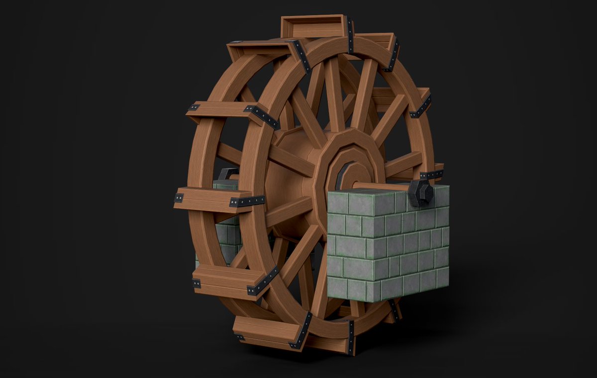Made a waterwheel using trimsheet, really happy with how it turned out!! Feedbacks are appreciated :) #Roblox #RobloxDevs #RobloxDev #RTC BEFORE vs AFTER: