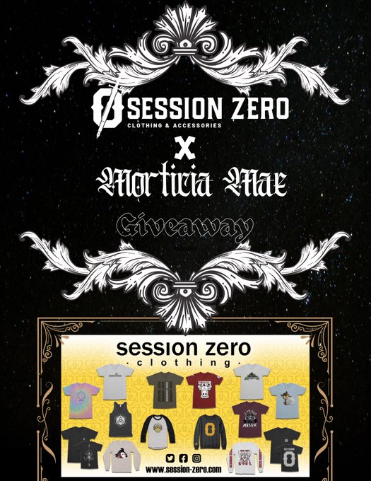 ‼️Giveaway time‼️  How to enter: 🕸️Follow me &amp; @SessionxZero  🕸️Follow my Twitch - MaeBeMorty 🕸️Retweet