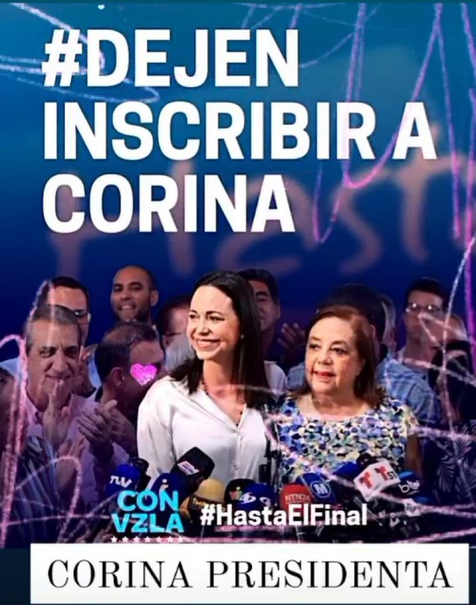 Impedir participación del 85 % del país en #CorinaYoris es echar leña al fuego, #Venezuela quiere echar a autócratas criminales del poder en paz, las elecciones deben ser libres y auténticas … #23Marzo #Dictadura