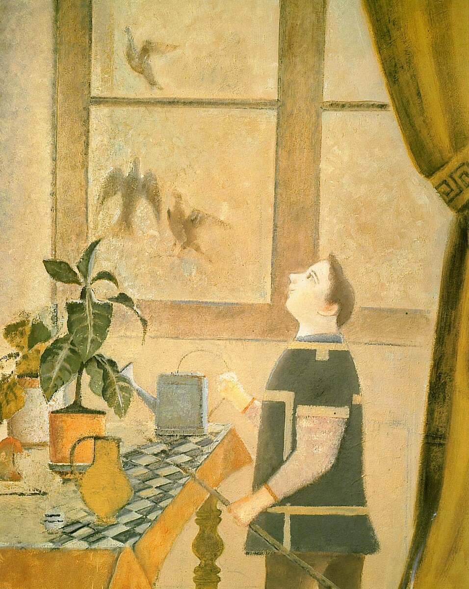 The Child with Pigeons wikiart.org/en/balthus/the…