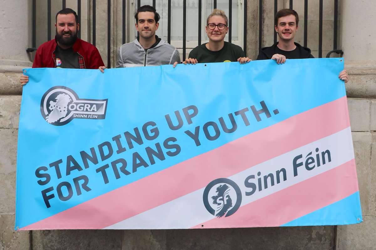 Sinn Féin fought the British, set off bombs and killed innocents on both sides. 

Now they're running Africans in the local elections and waving trans flags.