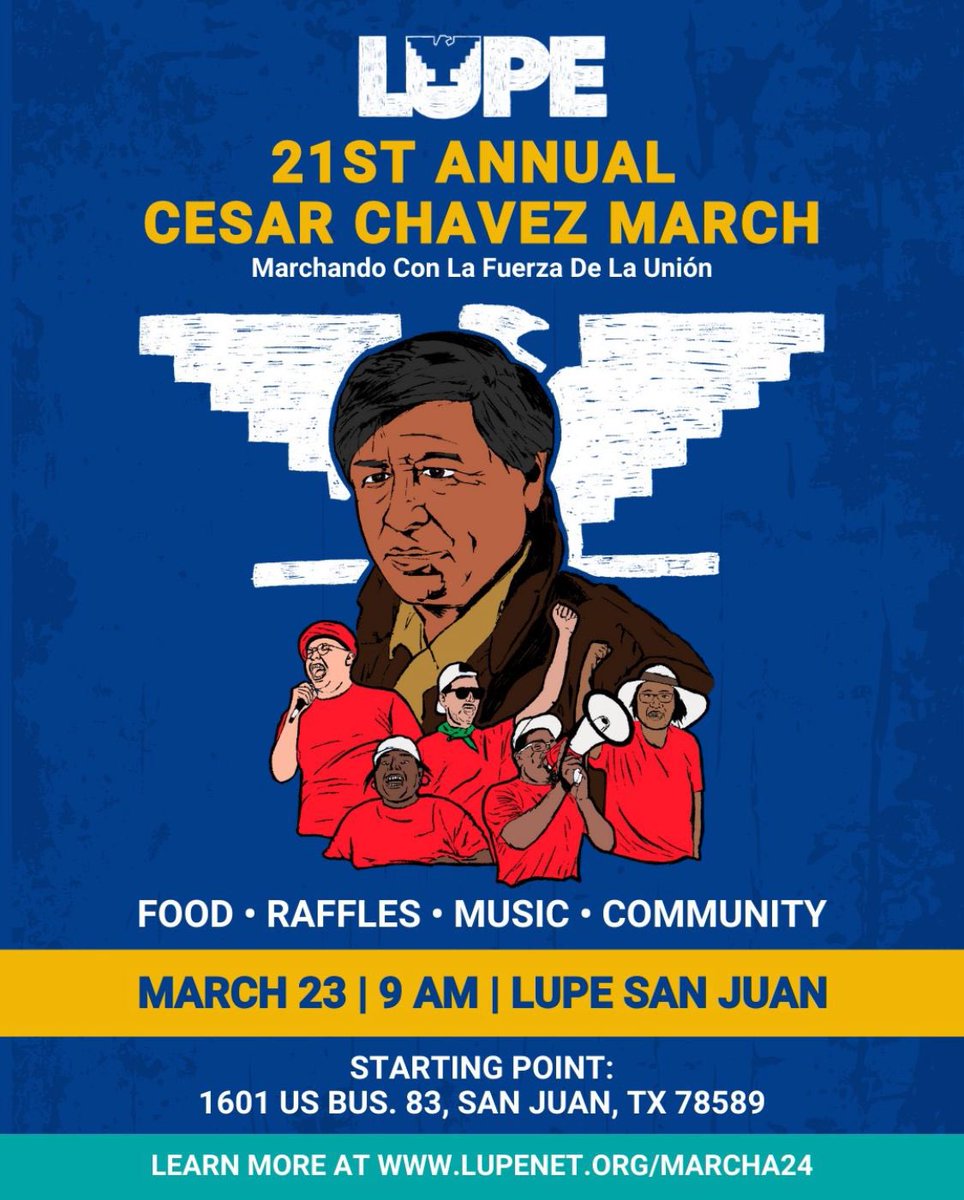 The 21st Annual Cesar Chavez March ❤️