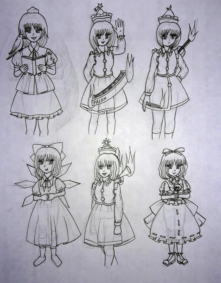 ChannelTouhou's tweet photo. Hello there! How are you today? We wish you have a happy spring season! Also, we bring you some drawings, featuring Lily White and some characters from P.O.F.V we are making for our next fan made anime ending. Have a great weekend! https://t.co/LQF8eoQf08