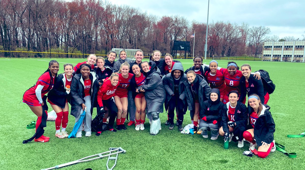 First spring game ✅ Thanks to Montgomery College for hosting! #BeAnEagle | #AUWSOC