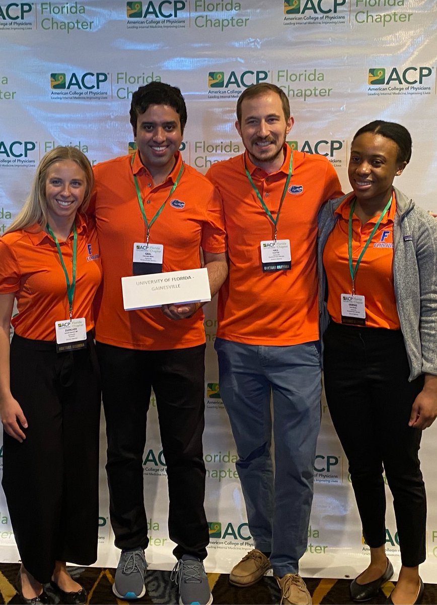 Had a sweet @FLACPchapter  Jeopardy win 🥇 against some excellent teams. 

I will be in fellowship by the time of finals in fall.  Will miss not being alongside my awesome teammates. But still, a neat sign off to residency!