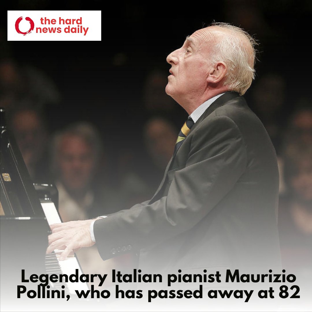 We mourn the loss of legendary Italian pianist Maurizio Pollini, who has passed away at 82. 

A true virtuoso, his deep musical intellect and extraordinary talent left an indelible mark on classical music. 

#MaurizioPollini #ClassicalMusic #PianoLegend #RIP #MusicWorld