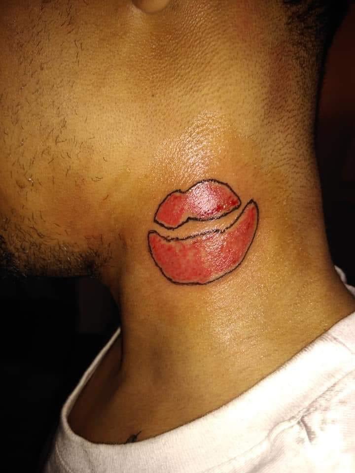 tattoo her lips so u know its real