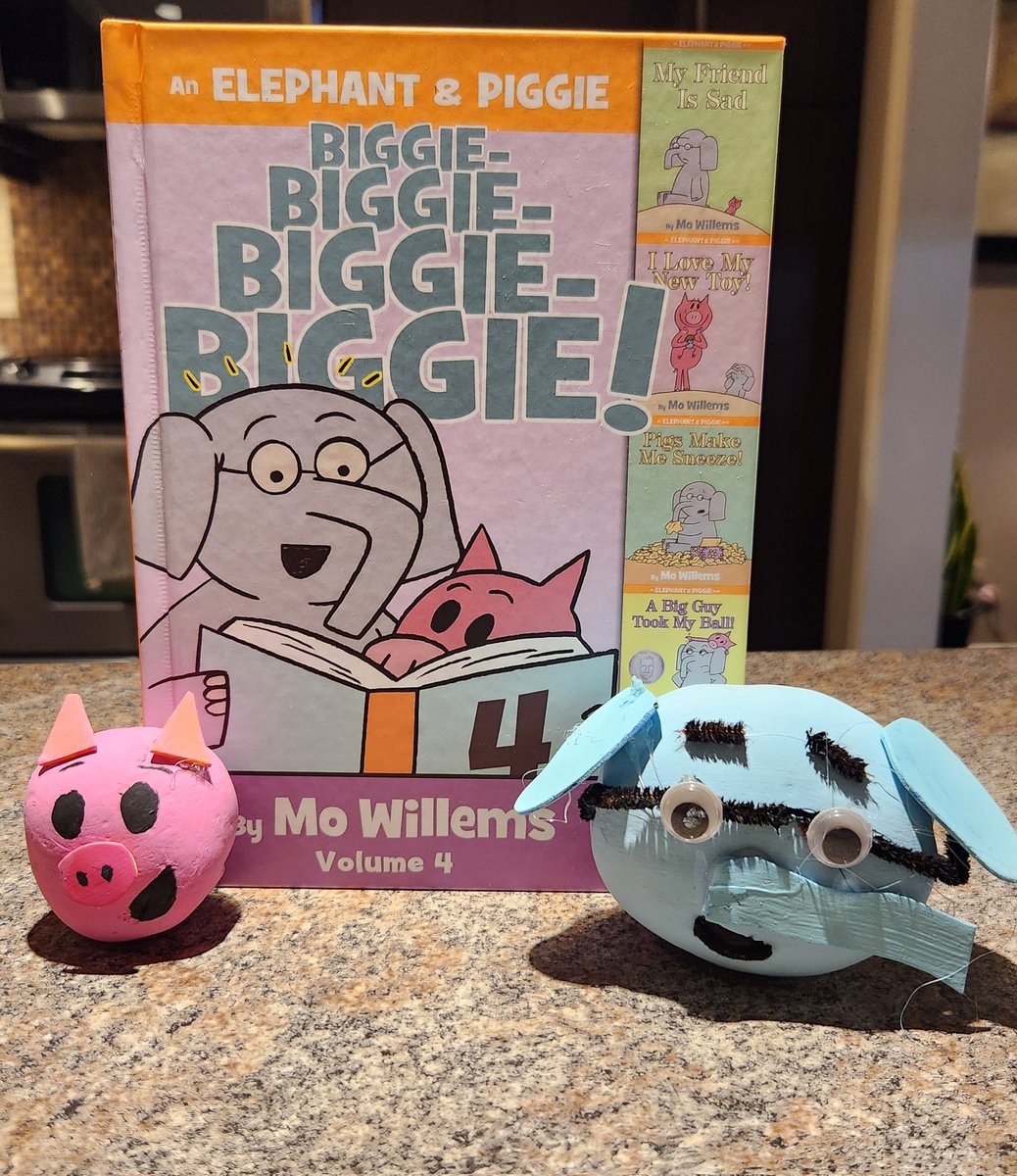 Addison's Elephant and Piggie painted potatoes for her Potato Book Contest at school. <a href="/The_Pigeon/">The Pigeon</a>