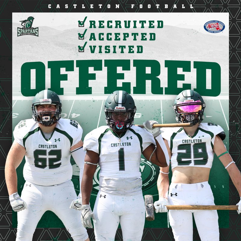 aydanverba52's tweet photo. I am very Blessed to have received an offer to continue my Academic and Athletic career at VTSU Castleton.  @Lukas_C8 @Coach_Higs @CoachVSpartans https://t.co/yLxYsdH0WU